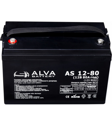 ALVA battery AS12-80 ALVA battery AS12-80