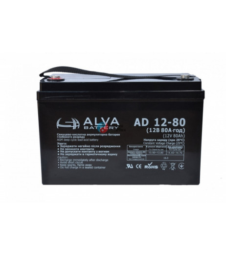 ALVA battery AD12-80 ALVA battery AD12-80