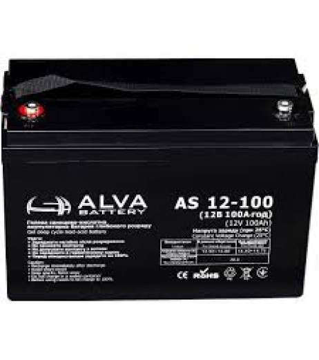 ALVA battery AS12-100 ALVA battery AS12-100
