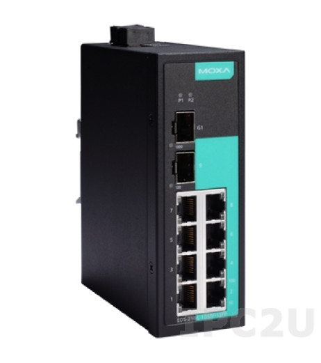 MOXA EDS-210A-1GSFP-1SFP