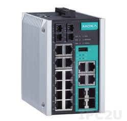 MOXA EDS-518E-SS-SC-4GTXSFP-T