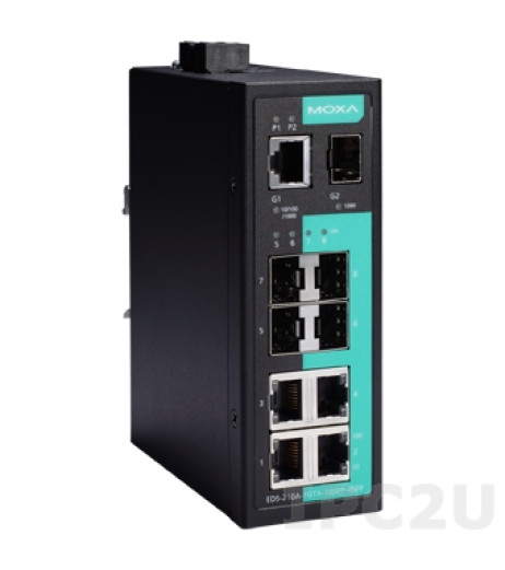 MOXA EDS-210A-1GTX-1GSFP-4SFP-T