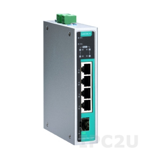 MOXA EDS-G205A-4PoE-1GSFP-T
