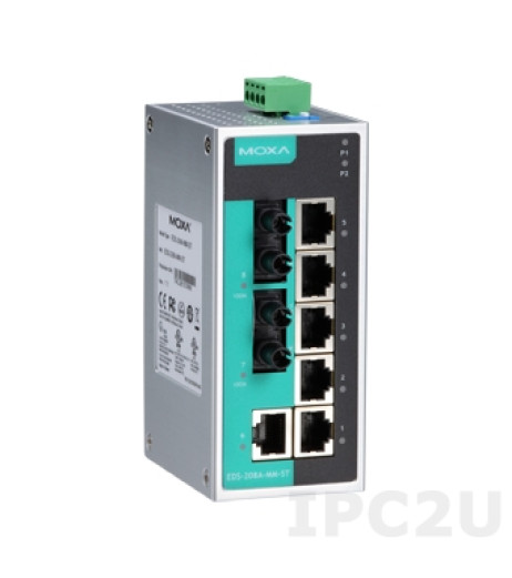 MOXA EDS-208A-MM-ST-T