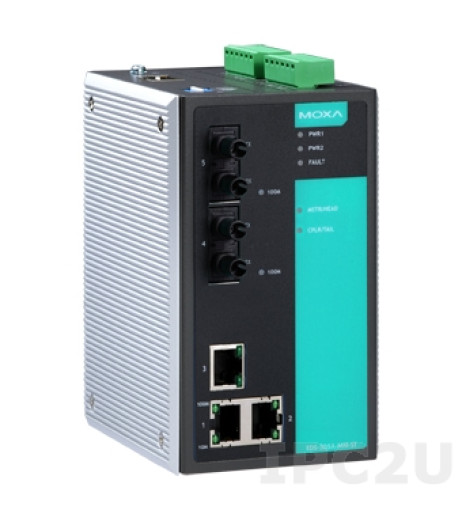 MOXA EDS-505A-MM-ST-T