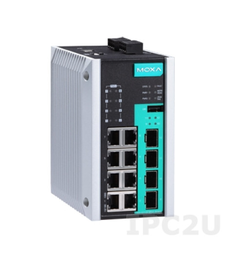 MOXA EDS-G512E-8PoE-4GSFP-T