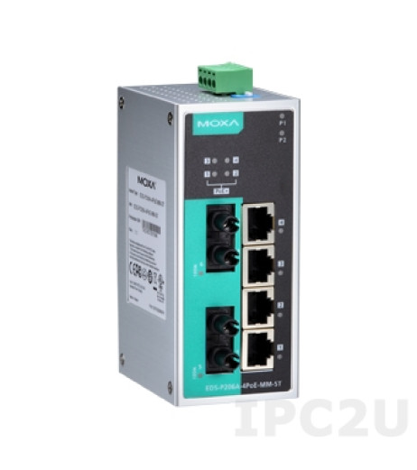 MOXA EDS-P206A-4PoE-MM-ST