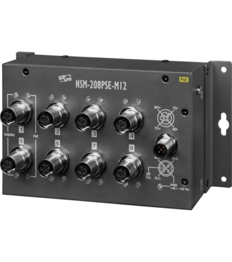 ICP DAS NSM-208PSE-M12