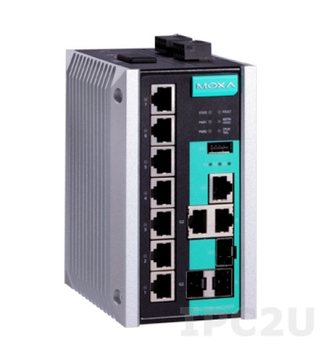 MOXA EDS-510E-3GTXSFP-T